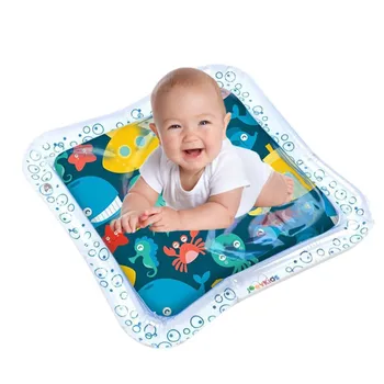 

Inflatable Baby Infant Cartoon Pattern Water Play Mat Fun Activity Play Center Water Filled Playmat