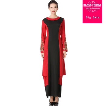 

Plus size Muslim Adult HIT color Lace Robe Musulmane Turkish Dubai Abaya Muslim Robe Arab Worship Service wj1711 wholesale