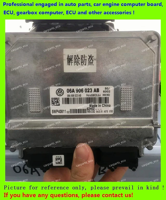 

For car engine computer board/VW Jetta ECU/Electronic Control Unit/06A 906 023 AB/06A906023AB/06A 906 033 CG/06A906033CG