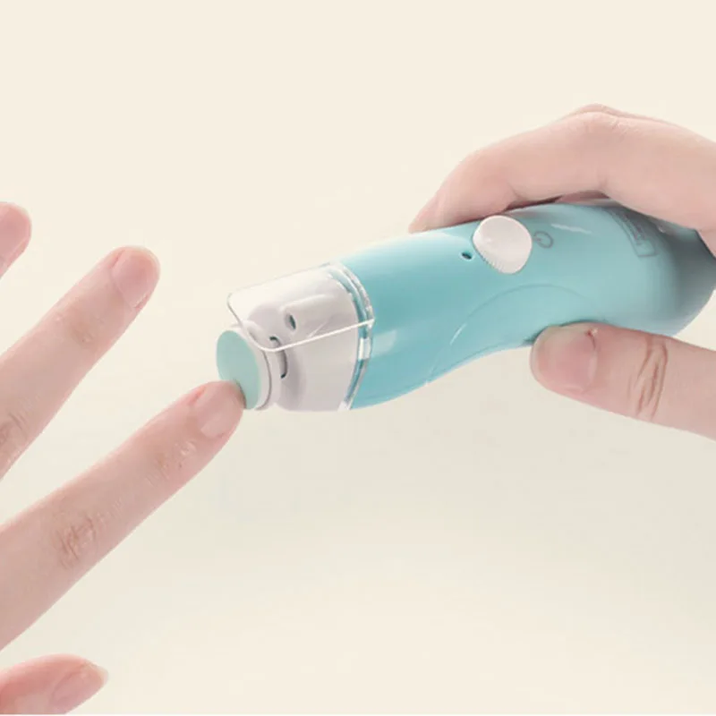 Electronic Baby Nail Trimmer for children Safety Cutter for Manicure Baby Nail Care Scissors Set with Nightlight Kid Nail kit