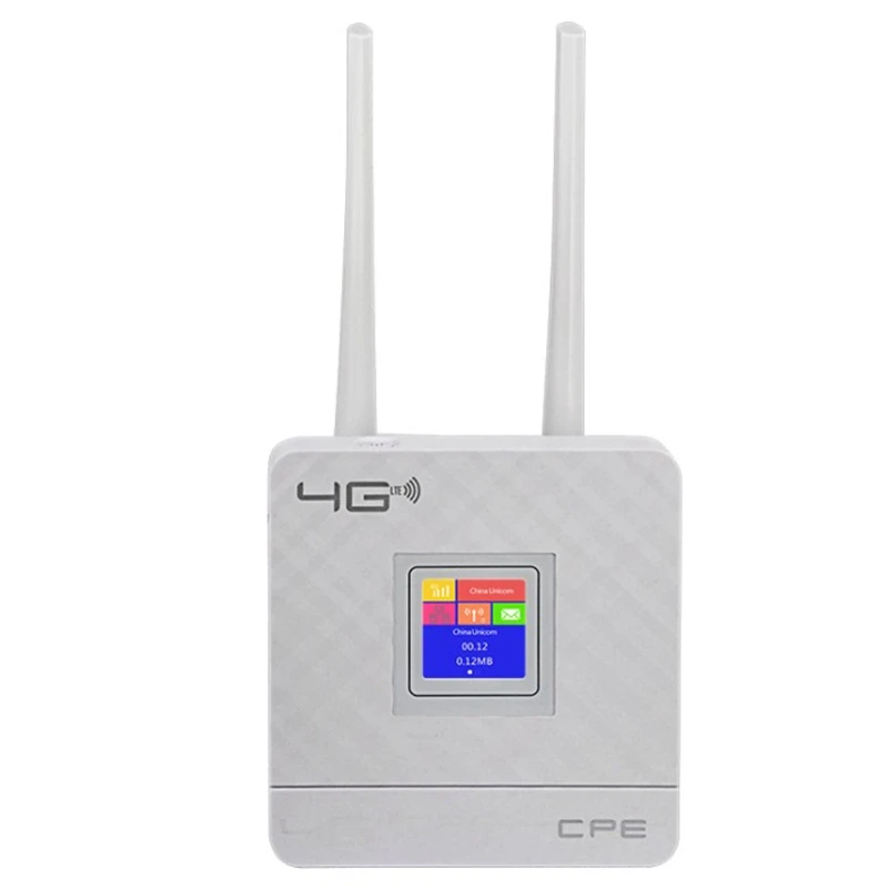 Cpe903 3G 4G Портативный точка доступа Lte Wifi маршрутизатор Wan/Lan порт две внешние антенны разблокированный беспроводной Cpe маршрутизатор с sim-картой S - Цвет: US plug