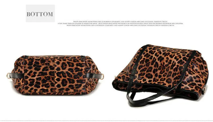 Trong женская большая сумка из натуральной кожи с леопардовым принтом, Классическая модная сумка на плечо с принтом, сумки через плечо