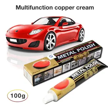 

Metal Polishing Paste Scratch Repair Metal Band Grinding Multifunction Copper Cream 100g Decontamination Cream Brightener