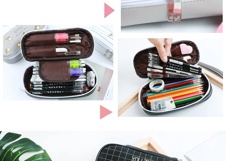 do plutônio caneta saco papelaria material organizador bolsa bolso