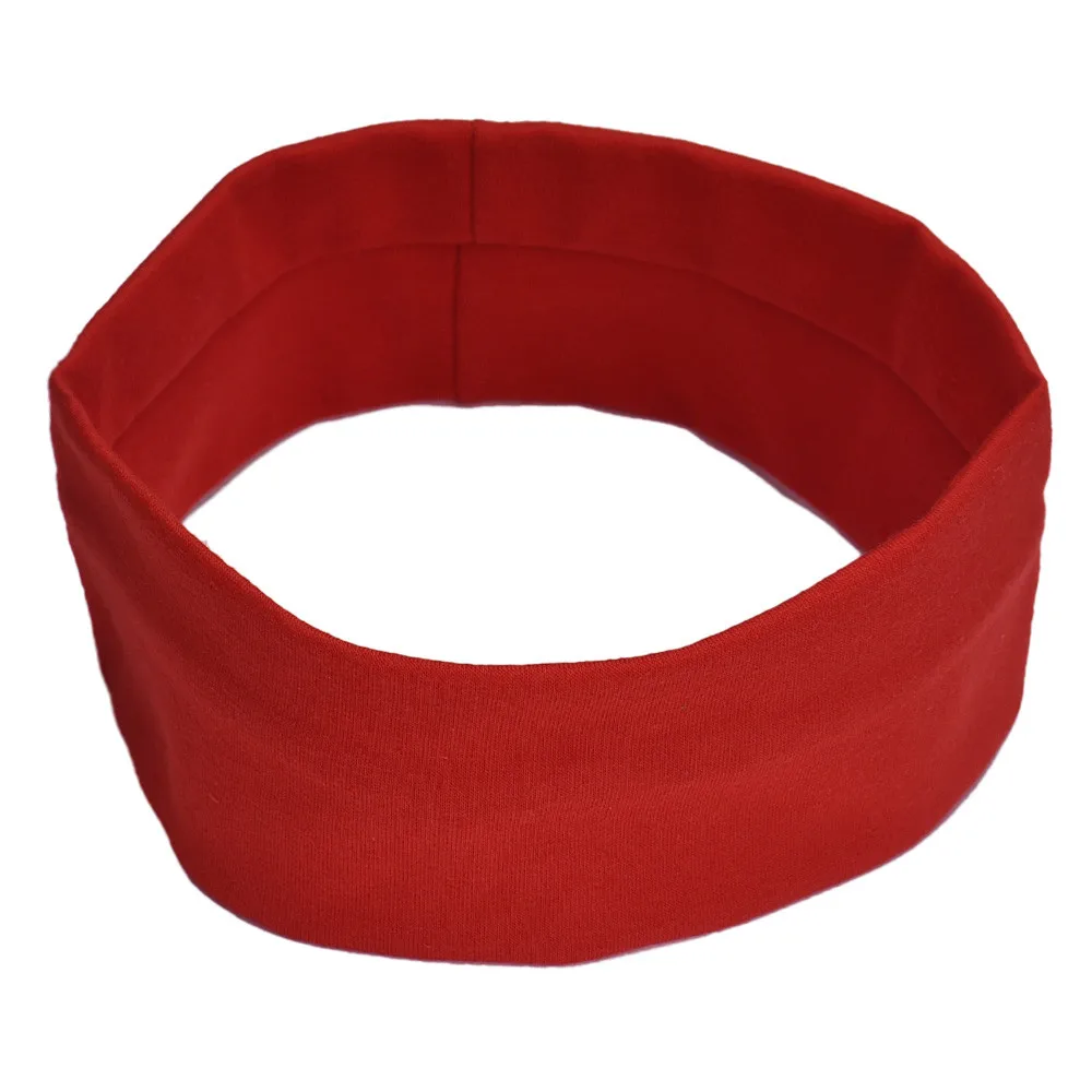 Новое поступление, эластичная повязка для волос для йоги, повязка на голову, горячая Распродажа - Цвет: Красный