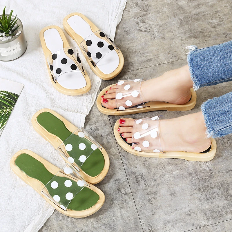 

Women Slides Slippers Platform Shoes Woman Slip on Flower Flats Female Summer Style Black Beach Outdoor Flip Flops Size 36-40