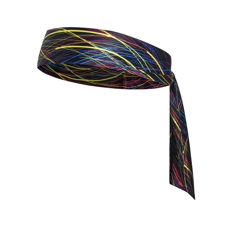 Спортивная повязка на голову, повязка на голову для занятий йогой, фитнесом, футболом, теннисом, бегом, повязка на голову для женщин и мужчин, спортивные повязки на голову - Цвет: D