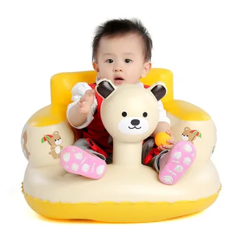 

Baby Seats & Sofa Activity & Gear portable Baby inflatable sofa chair bath chair environmental friendly PVC material whole sale