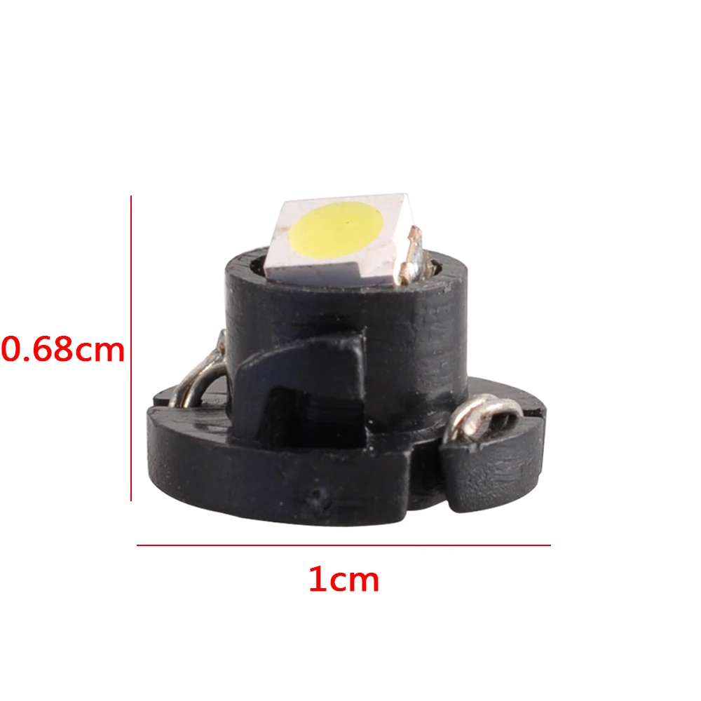 10 шт. T4.2/T4.7/T3 5050 1 SMD СВЕТОДИОДНЫЙ клин приборной панели инструменты индикаторы кластера приборной панели автомобиля манометр лампы для VW Audi Универсальный