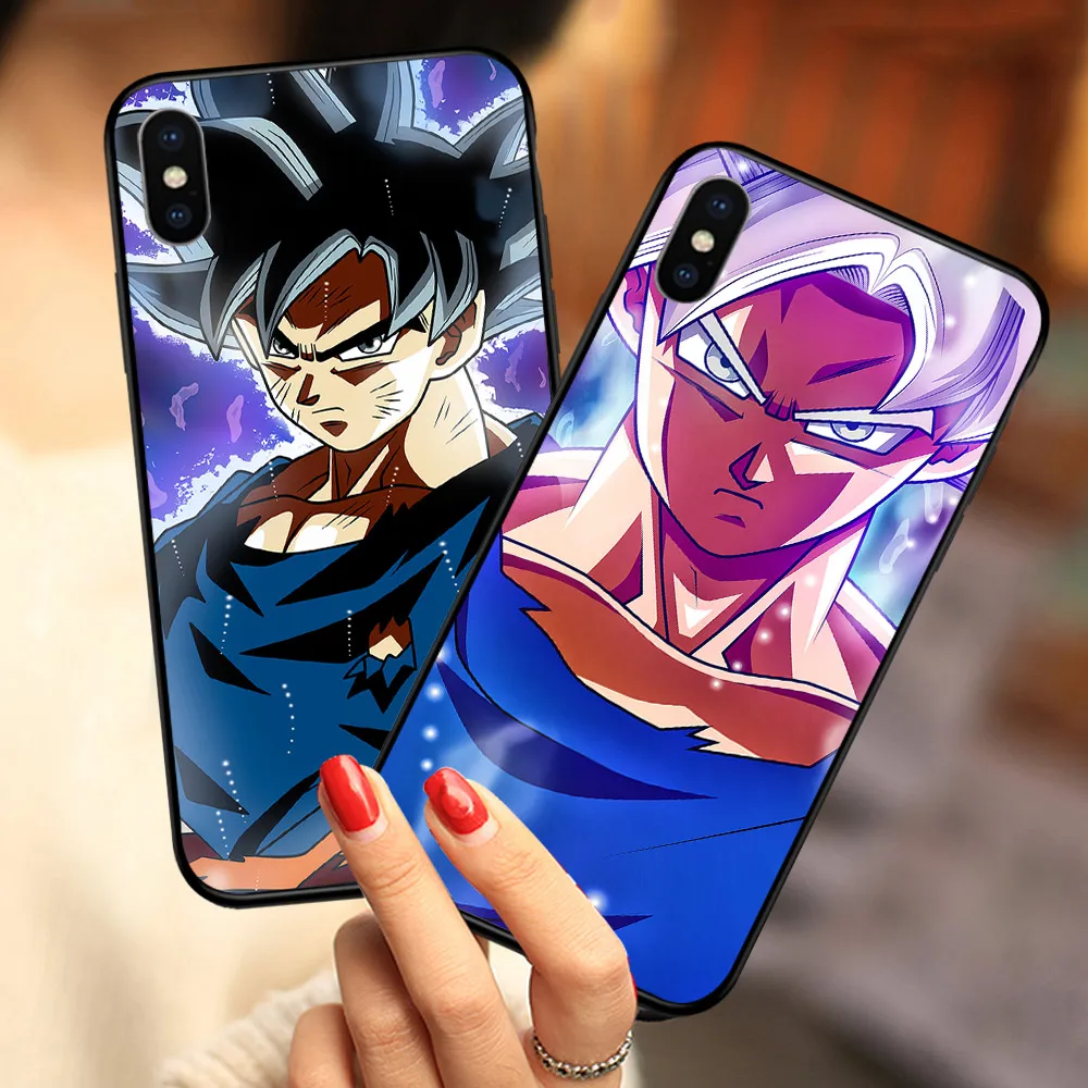 Ciciber Dragon Ball Мягкий Силиконовый ТПУ черный чехол для iPhone 11 Pro Max X XS XR 7 6 8 6s Plus 5s SE