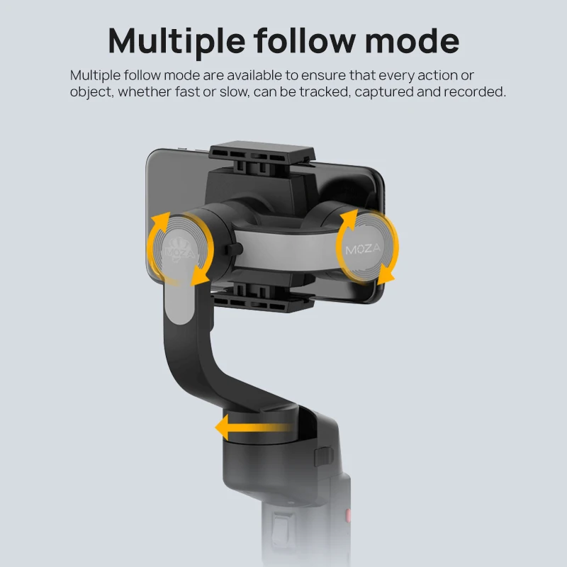  Moza Mini-S Foldable 3-Axis Smartphone Gimbal Handheld Vlog Stabilizer for GoPro iPhone X Huawei VS