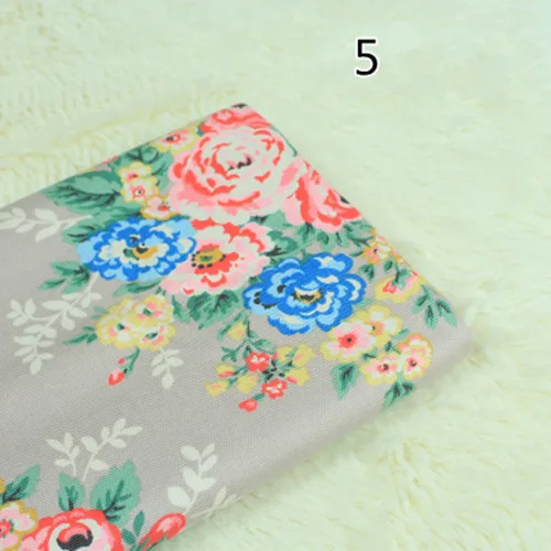 Полметра сельские розовые ветки холст CK печать ткани, ручной работы DIY диван подушка грубая ткань CR-A43 - Цвет: color 5