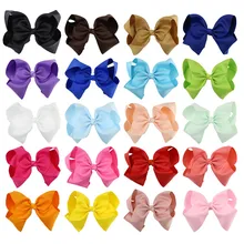 20 шт ленточный бутик с клипсой заколки для волос для девочек аксессуары для волос мода