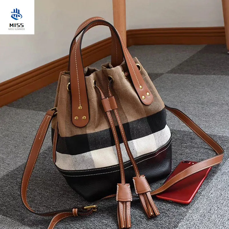 

2019 new fashion Women's bags Messenger tassel Shoulder Bags Brand luxurious design Handbags Ladies Bucket bags Bolsas Feminin
