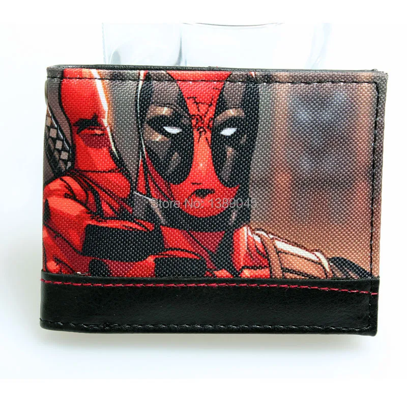 

Deadpool wallet animated cartoon fashion brand purse Young boys and girls purse personality Man purse DFT-1032