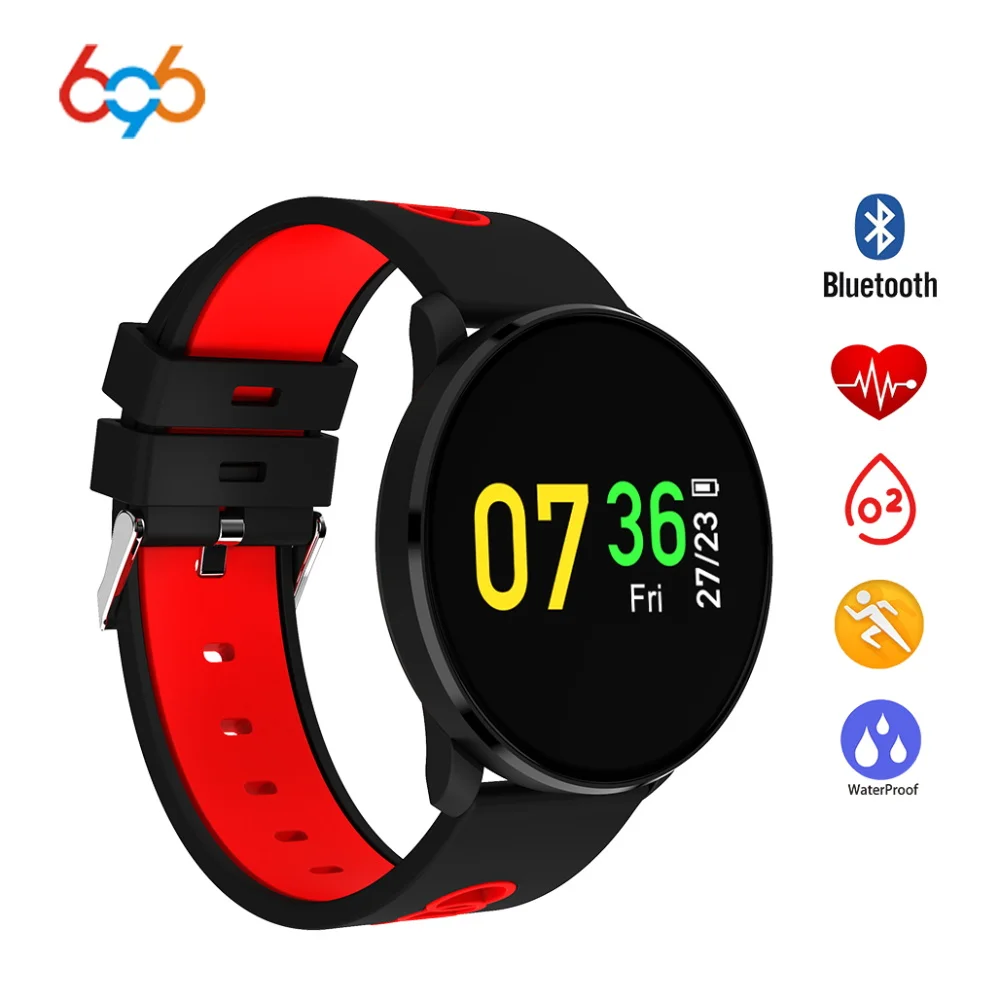 

696 CF007 Smart Watch Bracelet Electronics Fitness Tracker Waterproof Smart watch Blood Pressure Heart Rate monitor Weather