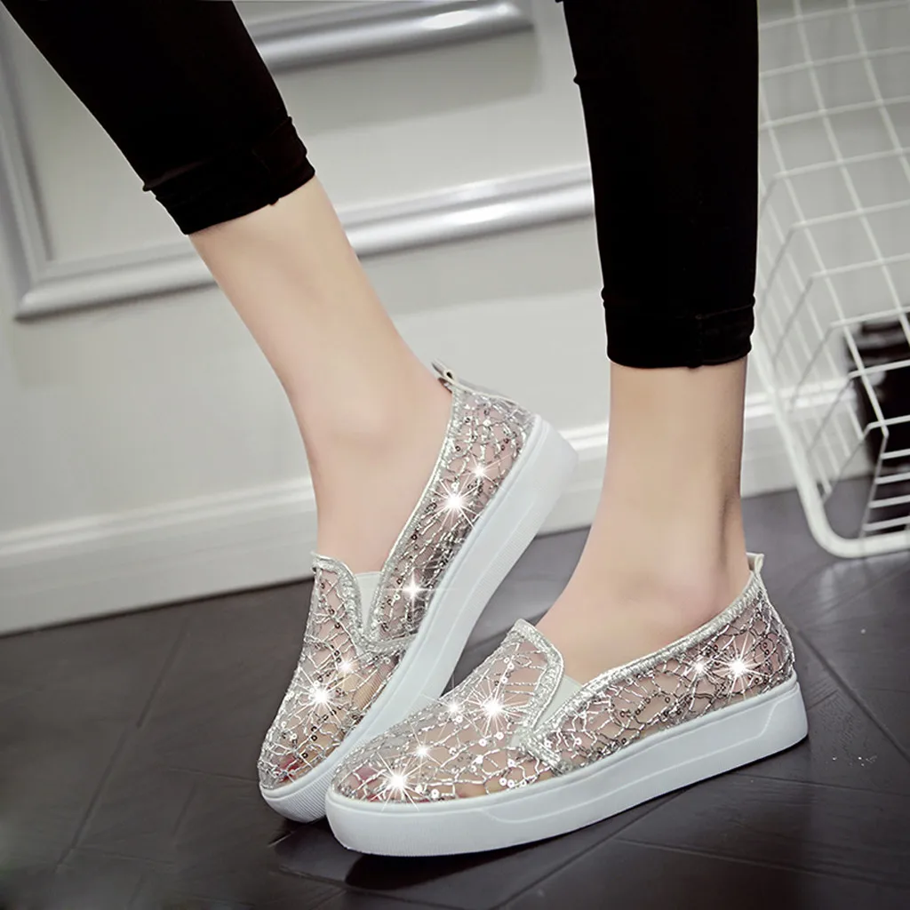 

Women Lace Flat Sneakers Shoes Women Fashion Breathable New Design lace Up Comfortable Women's Flat Casual Shoes zapatos mujer