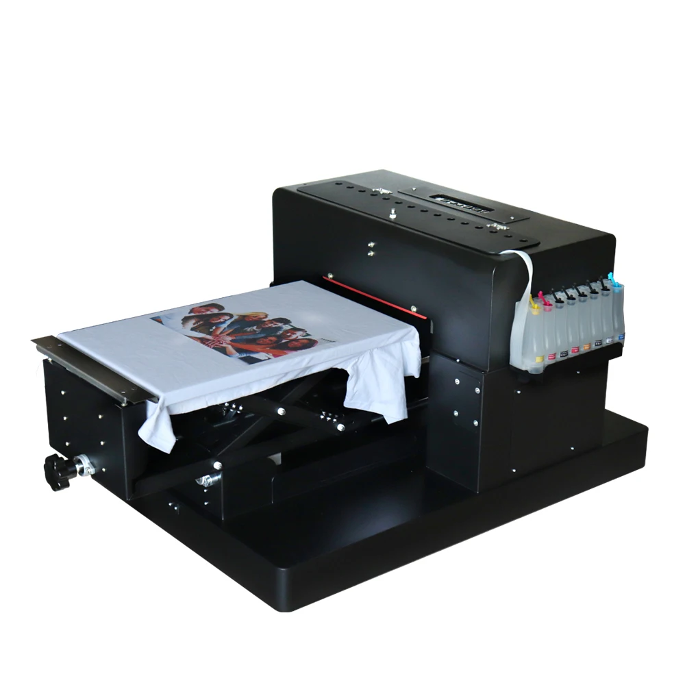Clothes Printer A3 Size DTG Printing Machine Dark Light Color Flatbed Printer for TShirt Phone Case With DX5 Printhead 8 Color Clothes Printer A3 Size DTG Printing Machine Dark Light Color Flatbed Printer for TShirt Phone Case With DX5 Printhead 8 Color