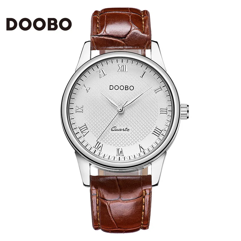 Часы DOOBO мужские модные повседневные деловые Роскошные кварцевые наручные