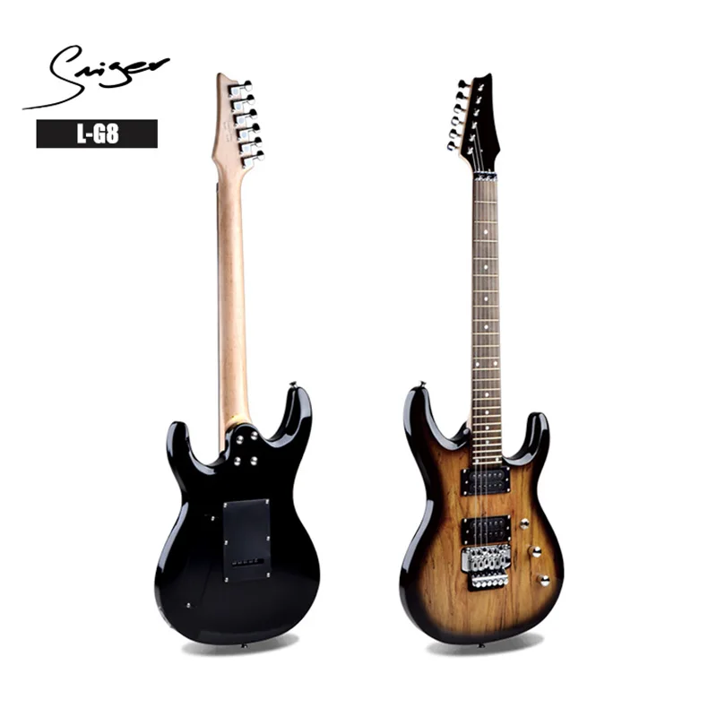 

Smiger L-G8 High Quality Electric Guitar 24 Products Double Pickup Solid Wood Rosewood For Concert/Guitar Beginner/Student Gift