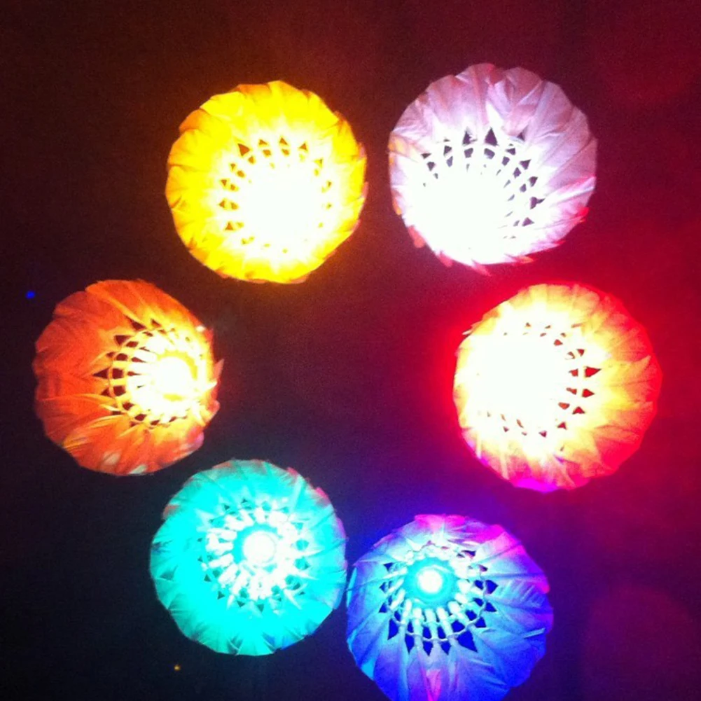 

Colorful LED Badminton Lighting Badminton Dark Night Colorful LED Lighting Sport Badminton Light Spot Shuttlecock