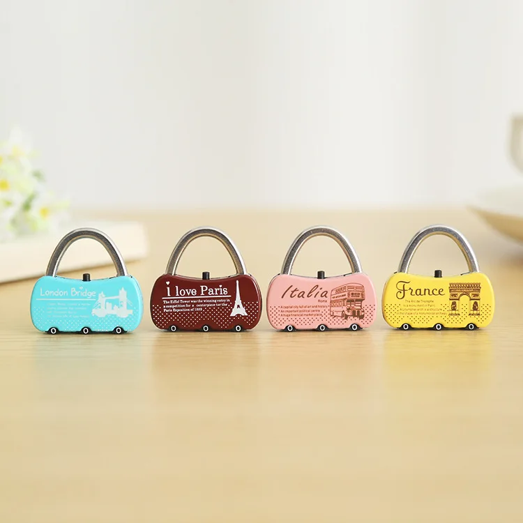 fashion cute anti theft code lock combination Locks door lock padlock