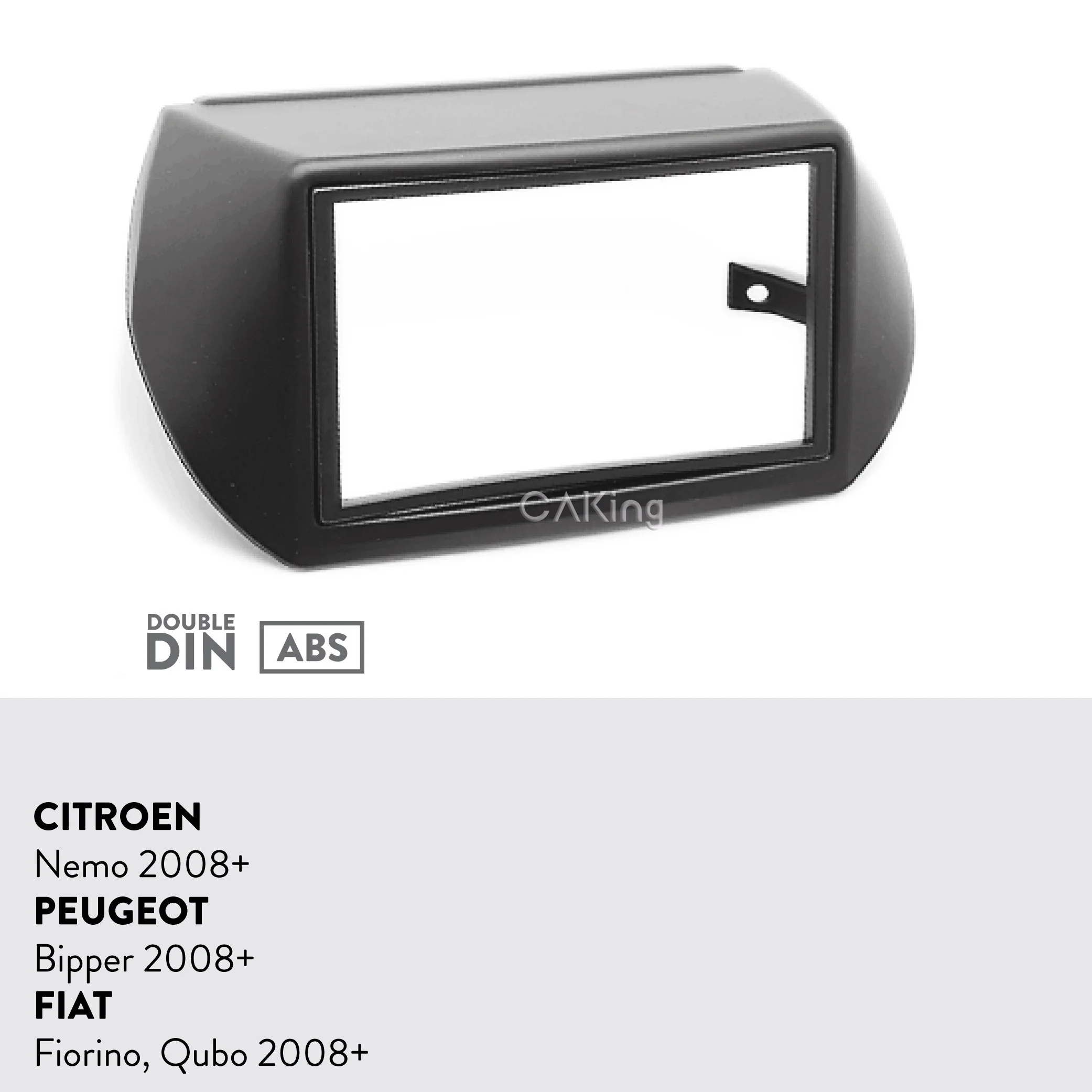 Двойной Din Автомобильная панель радио для CITROEN Nemo/PEUGEOT Bipper/FIAT Fiorino, Qubo 2008+ Dash Kit Adapter Facia Face Plate