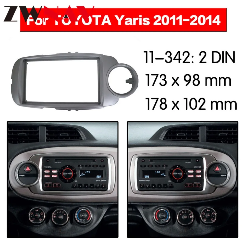

Car DVD Player frame for Toyota Yaris/ Vitz 2011- 2012 2013 2014 with Auto Radio Multimedia NAVI fascia