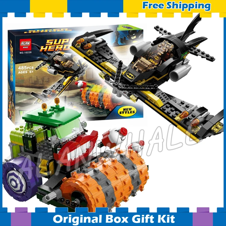 

BELA 10228 485pcs DC BATMAN The Joker Steam Roller ROBIN Super Heroes DIY Building Bricks Compatible with LEGO