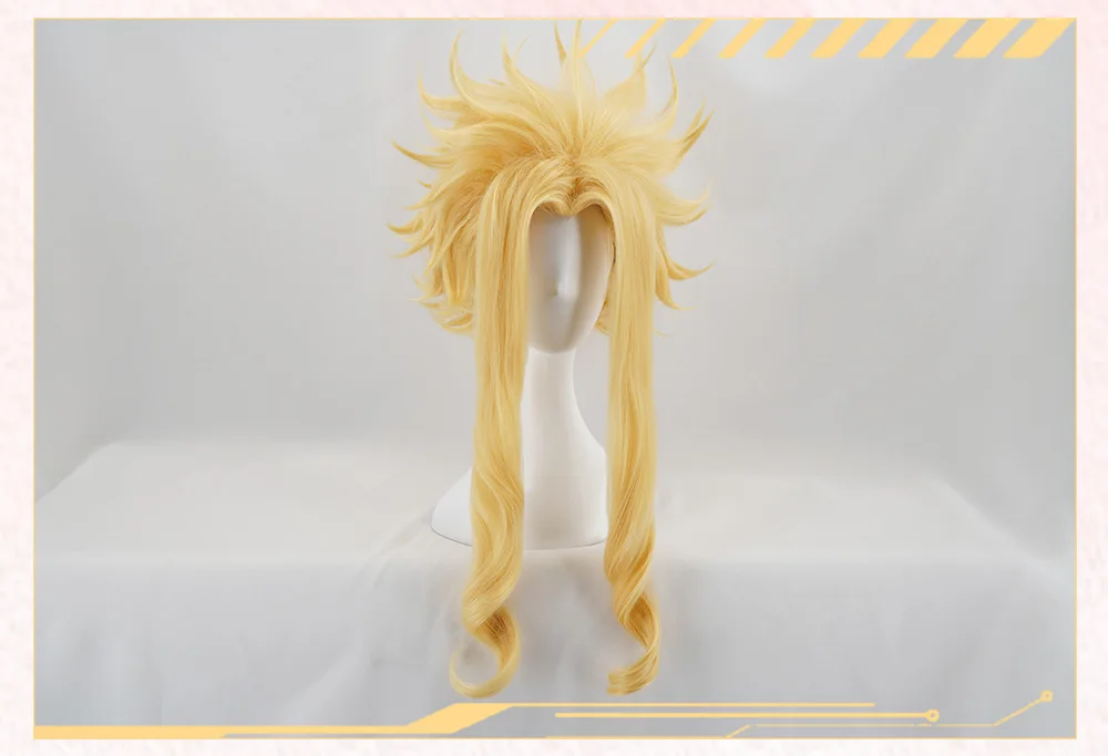 AniHut All Might Boku No Hero Academy Hair Аниме косплей парик My Hero Academy/Academy косплей парик Синтетический All Might Hair для мужчин