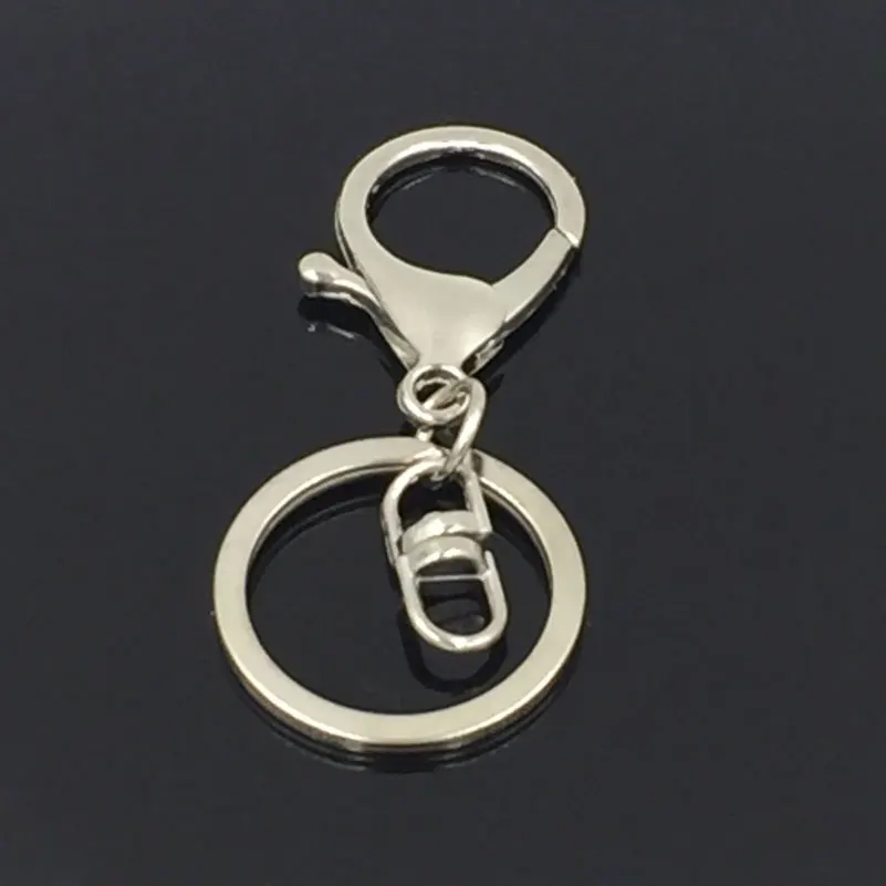 

20pcs Lobster Clasp With Key Chain Good Quality Souvenir Chaveiro Lembrancinhas Biblo Diy Key Chains Key Rings