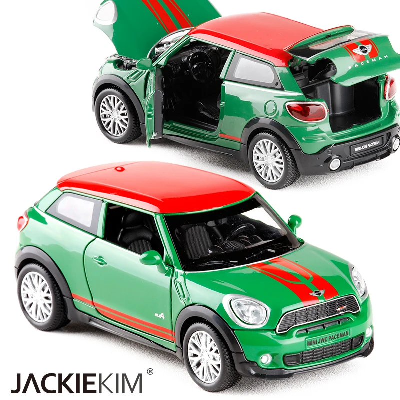  New 1:32 Scale Diecast Alloy Metal Car Model For MINI Coopers Countryman Collection Model With Pull
