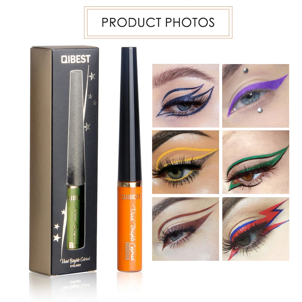 

QIBEST 16 Color Eyeliner Waterproof Liquid Eye line Pen Makeup Waterproof Lasting Party Beauty Cosmetics Eyeliner Kajal TSLM1