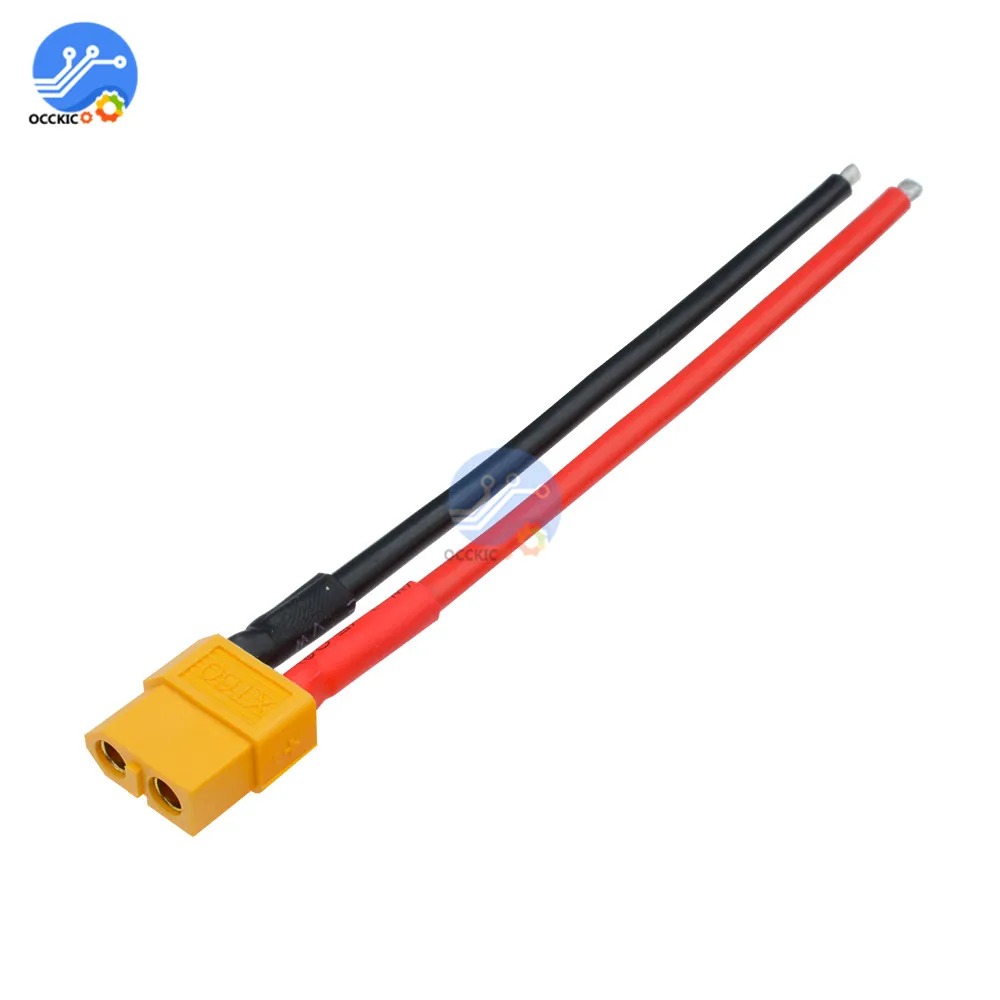 Штепсельная Вилка XT60 XT 60 Male + Female с силиконовым проводом 14 AWG для аккумулятора RC Lipo