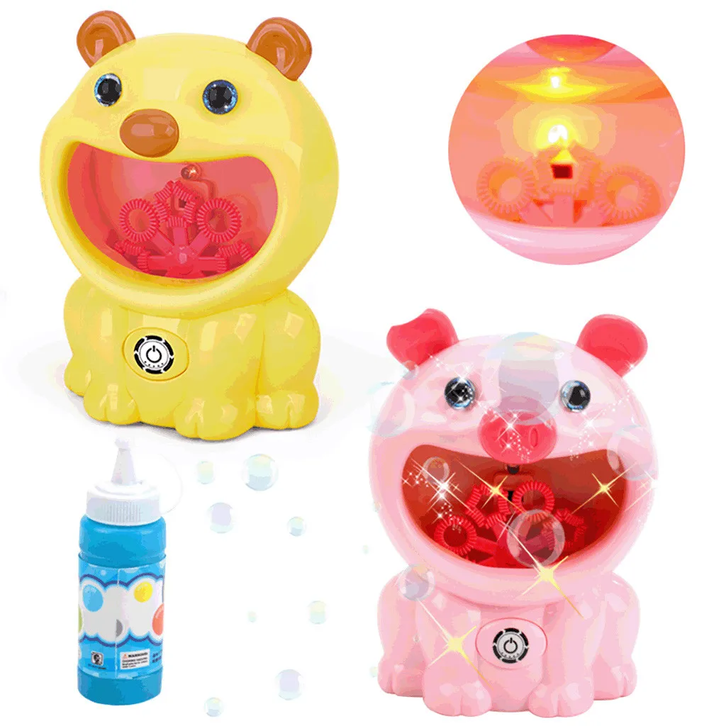 

Bubble Machine Automatic Bubble Machine Party Toy Bath Toys For Kids Animal Bubble Machine Blower Maker Kids Outdoor Toys Funny