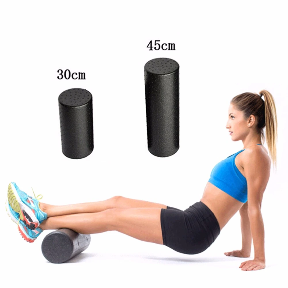 flauw Voorlopige Aan de overkant Yoga Fitness Equipment Foam Roller Blocks Pilates Fitness Crossfit Gym  Exercises Physio Massage Roller 30cm 45cm Black|Yoga Blocks| - AliExpress