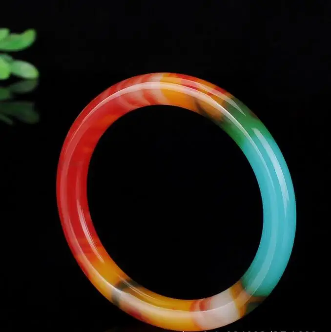 

Gobi colorful bracelet chicken blood red gold silk female bracelet