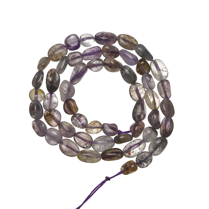 

Purple Ghost Gemstone 5-10mm SIZE FOR Irregular loose beads ELEGANT Accessories 16inch from WHOLESALER