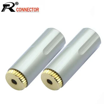 

10pcs/lot Copper 2.5mm 4 Poles Stereo Female Jack Connector Audio Headphone Soldering 4Pins 2.5mm Jack Socket for 6MM Cable