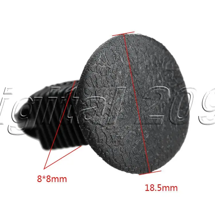 50 шт. пластиковые фиксаторы для бампера 8 мм|panel rivets|auto fastener plastic clipsauto |