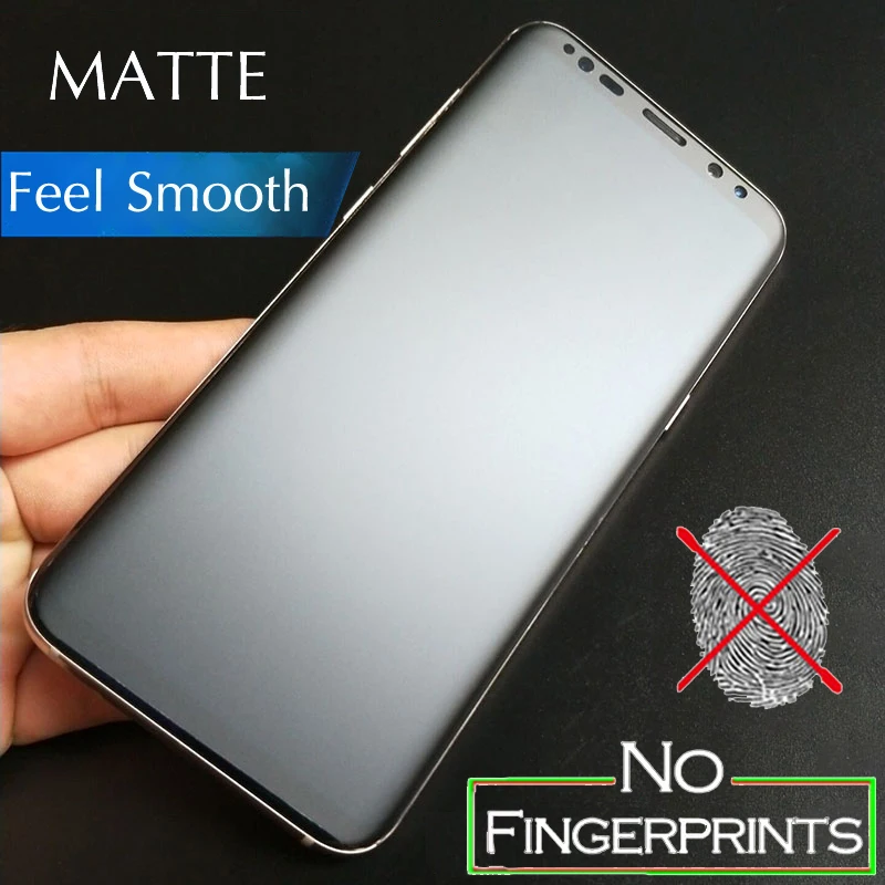 3D pełna pokrywa matowy matowy folia na wyświetlacz do Samsung Galaxy S7 krawędzi S8 S9 S10 Plus S10e uwaga 8 9 10 Plus miękka folia nie szkło