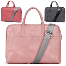 14 15 15.6 Inch Waterproof PU Laptop Solid Notebook Tablet Bag Bags Case Messenger Shoulder Sleeve for Men Women