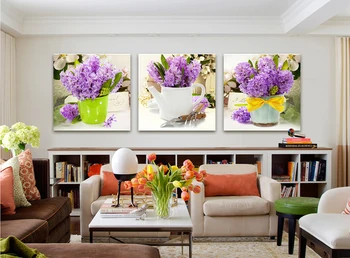 

most advanced high definition printing simulation oil painting Beautiful purple lavender the sitting room decorate art 1168039