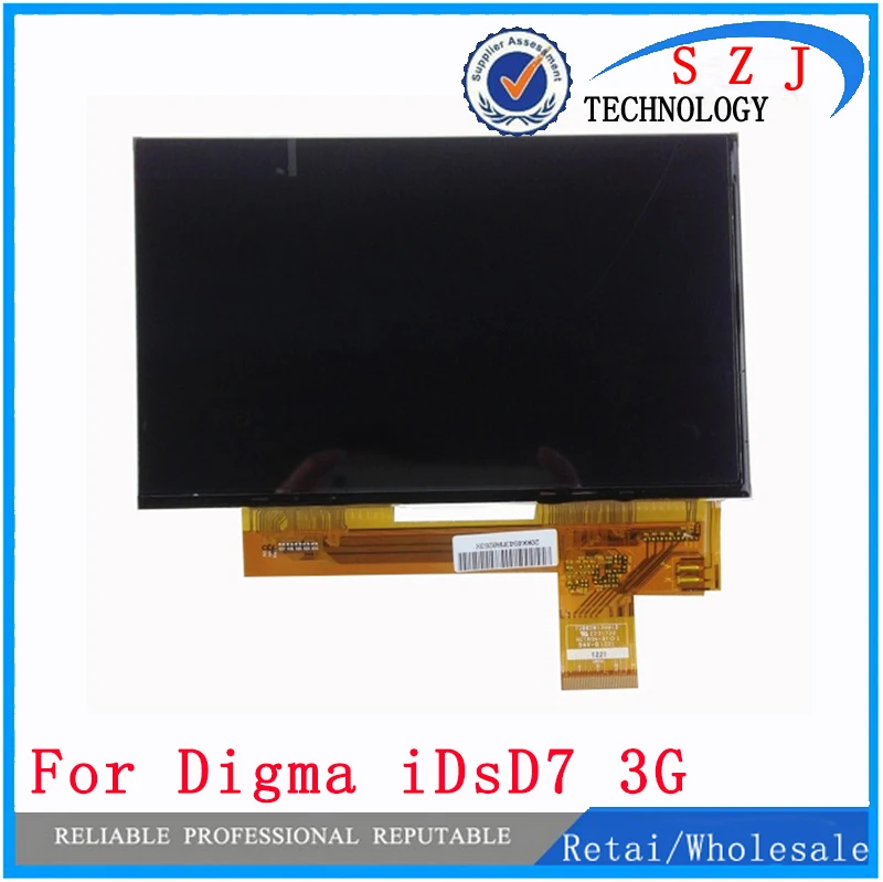 

New 7" inch TABLET Digma iDsD7 3G LCD Display Matrix 40pin 1024x600 164x100mm LCD Display Screen Panel Free shipping