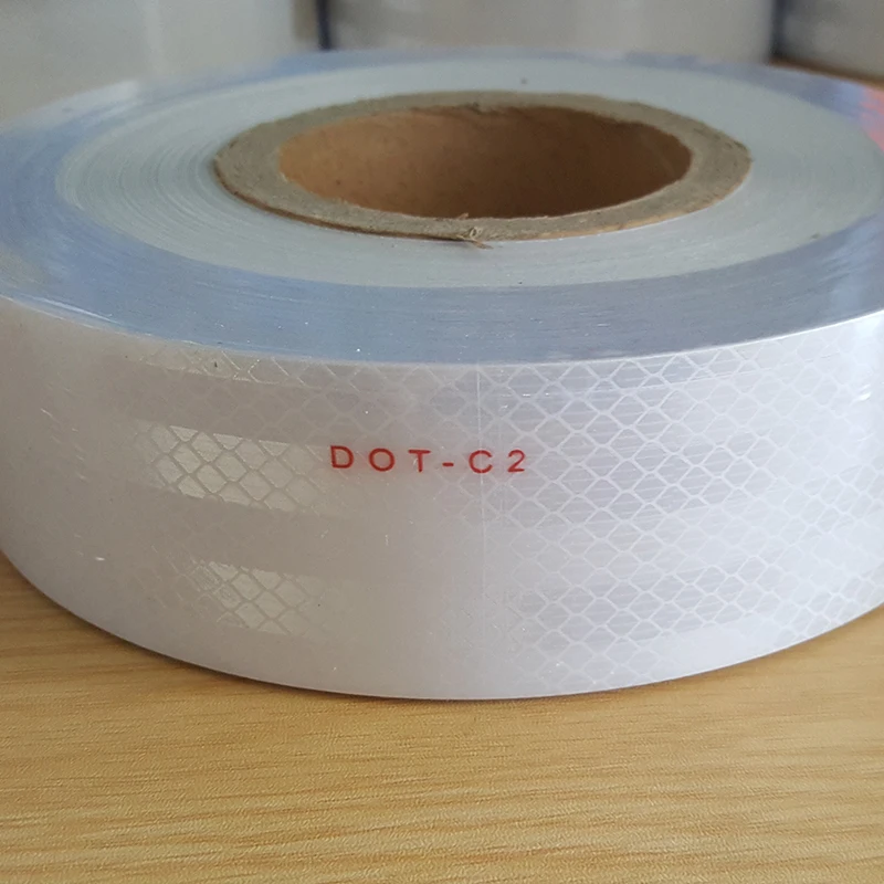 Алмазная отражающая лента в горошек белая DOT C2 Conspiciuity коммерческий рулон 2 дюйма x