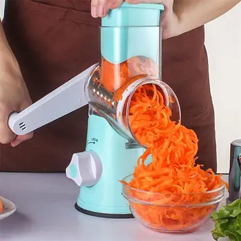 

Multi-function Hand Roller Cutter Rotary Planer Machine Potato Shredder Kitchen Tool Kitchen Accessories Rotating Grater Tools