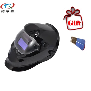 

Free Gift Batman Solar Power Welding Protection Semi-automatic Welder Mask MIG TIG ARC Welding Tools Helmet TRQ-KP01-2200de-G