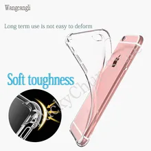 

TPU Soft super shockproof phone Anti-falling shell case for iphone 7 6 x 8 5s 5 6s plus Silicon Cell Phone Back Cover phone case