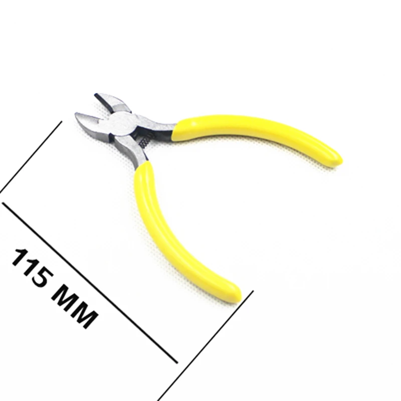 

Scissors Wire Side Cutters Steel Beading Diagonal Pliers Pinces Equipments Jewelry DIY Hand Tool 11.5cm 1Pc Yellow