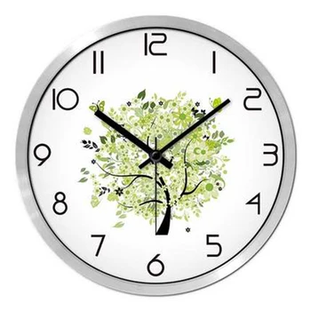 

Quiet Living Room Wall Modern Clock Pastoral Silent Decorative Kitchen Wall Clocks Wandklok Turntable Needles Clocks 60A61
